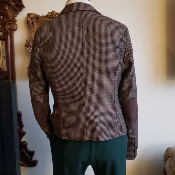 Academic blazer brown houndstooth small - Picture 5 of 6
